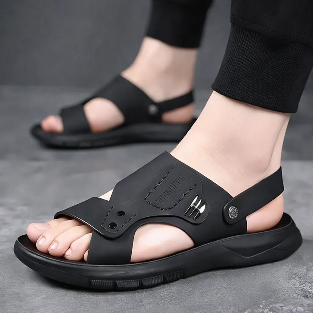 👣 Sandalias Ortopédicas para Hombre 🩴 ✨ Camina sin dolor 🚶‍♂️ y siente el confort en cada paso 👣💙