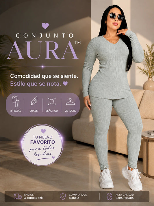 🌸 Conjunto Aura™ 💜 2 Piezas 🛍️| Siéntete cómoda, luce increíble 💖