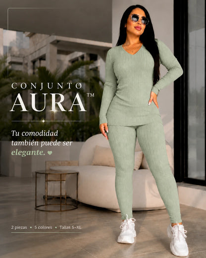 🌸 Conjunto Aura™ 💜 2 Piezas 🛍️| Siéntete cómoda, luce increíble 💖