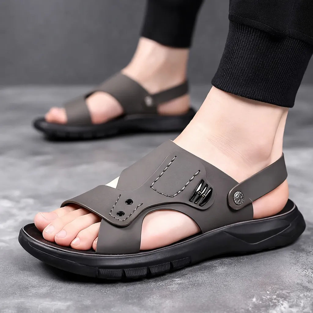 👣 Sandalias Ortopédicas para Hombre 🩴 ✨ Camina sin dolor 🚶‍♂️ y siente el confort en cada paso 👣💙